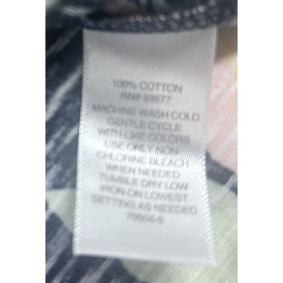 Liz Claiborne Blouse Women's Floral Print Short-Sleeve Top Black Size XL Tee NWT - Picture 8 of 8